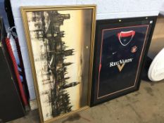 Signed SAFC strip and a print