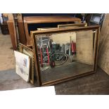 Various pictures and mirrors