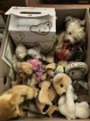 A quantity of teddy bears