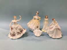 Five Royal Doulton Ladies figurines