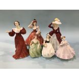 Six Coalport Ladies figurines