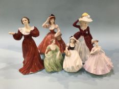 Six Coalport Ladies figurines