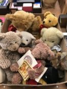 A collection of teddy bears