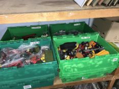 Four boxes of Die Cast toys