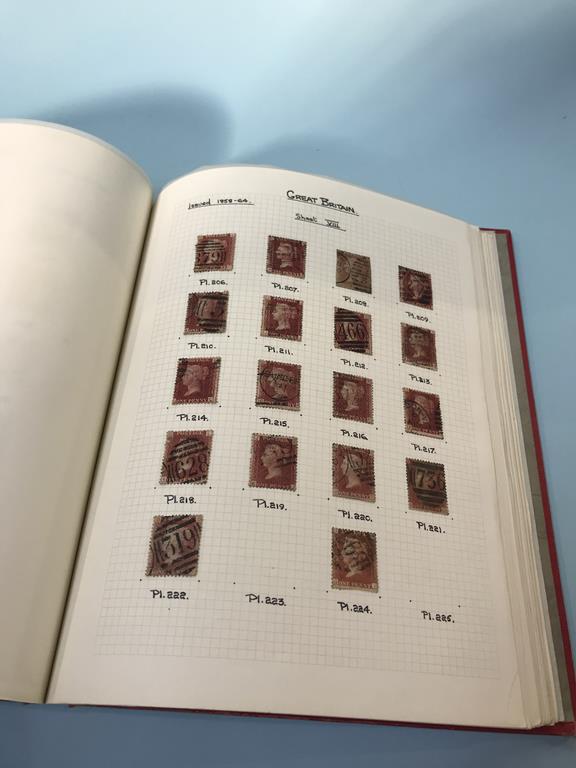 A stamp album and contents; Penny Reds and Penny Blacks etc. - Image 3 of 3