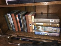 Sixteen various Folio Society books