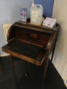 An Edwardian rosewood ladies Bonheur du Jour writing desk, 74cm wide
