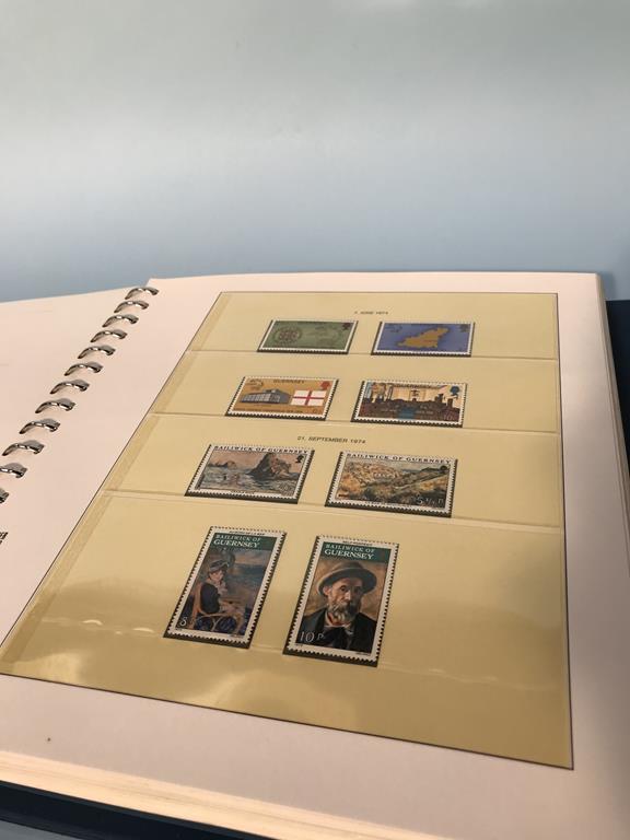 Stamp albums; two Guernsey and one Alderney - Image 6 of 10