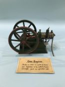 A live model 'Gas Engine', 22cm length