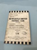 A football Handbook, Series 1, No. 17, 'Lets Talk About Newcastle United', 1946, signed by Jack