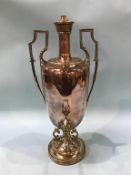 A copper urn