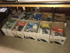 A collection of vintage 'Motorcycle' magazines