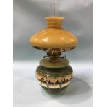 An oil lamp