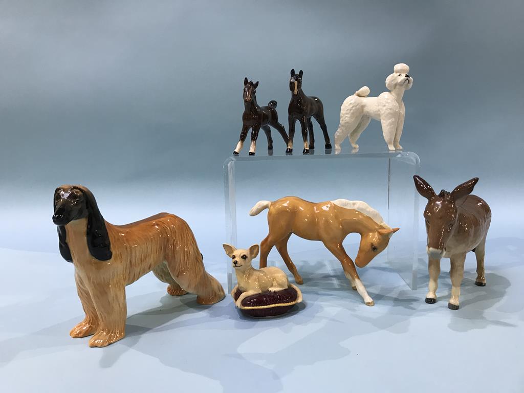 Seven various Beswick animals