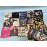 A collection of Punk 7" singles, to include Sex Pistols and Angelic Upstarts etc.