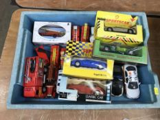 A tray of Die Cast toys