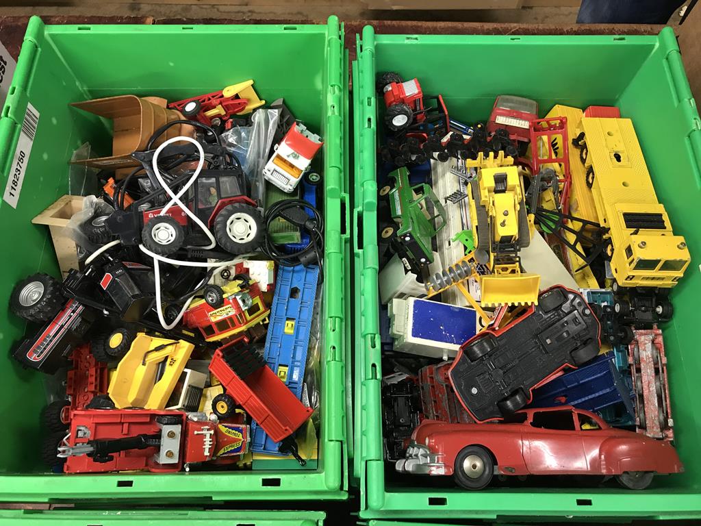 Four crates of unboxed Die Cast toys - Image 2 of 3