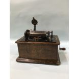 An Edison standard phonograph, number 555700