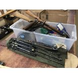 A quantity of air rifles and various parts