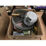 A box of miscellaneous sundries