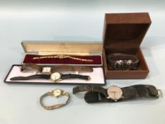 A 'Memo call' wristwatch and five others
