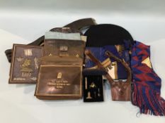 A collection of Masonic memorabilia, various jewels etc.