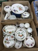 A large quantity of Royal Worcester 'Evesham' wares