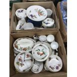 A large quantity of Royal Worcester 'Evesham' wares