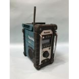 A Makita DAB radio (no battery or lead)