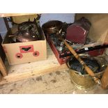 Assorted tools and metalware etc.