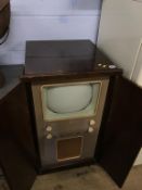 A walnut cased 1950s Phillips TV