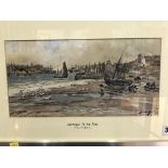 Thomas Swift Hutton, (c.1865 - 1935), pair, watercolour, signed, 'Entrance to the Tyne' and 'Where