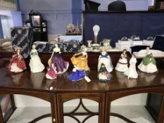 Eleven various Royal Doulton figurines