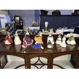 Eleven various Royal Doulton figurines