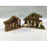Two Nativity scenes