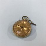 An 18ct gold pocket watch
