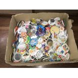 A collection of badges