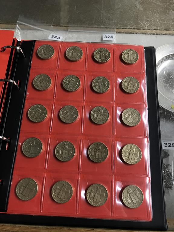 Two boxes of coins, to include eight Change Checker files of various coins, including collectors £ - Image 74 of 106