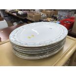 A quantity of meat plates