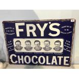 A reproduction 'Frys' enamel sign