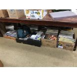 A quantity of CDs and LPs etc.