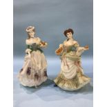 Two Coalport figurines