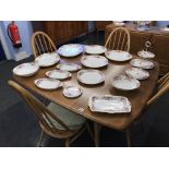 An Ercol drop leaf table