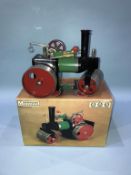 A boxed Mamod steam roller