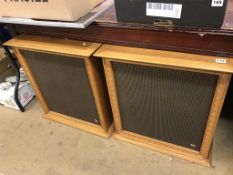 A pair of Wharfedale speakers