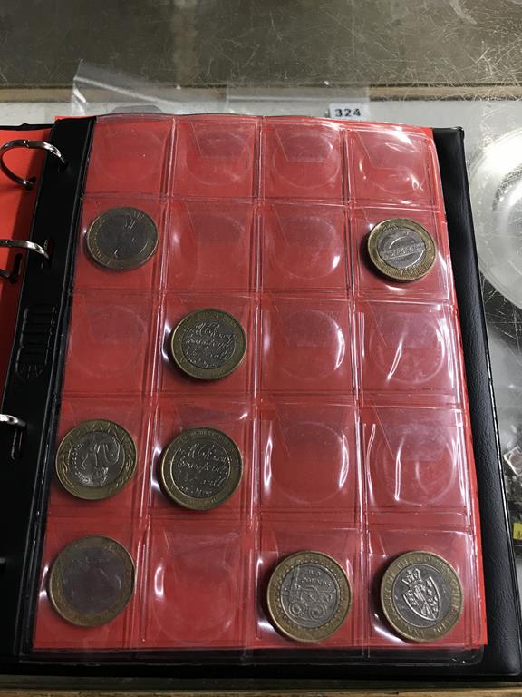 Two boxes of coins, to include eight Change Checker files of various coins, including collectors £ - Image 100 of 106