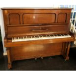 A mahogany cased Steinway and Sons upright 'Vertegrand' (Model K) piano, serial number 238725, circa