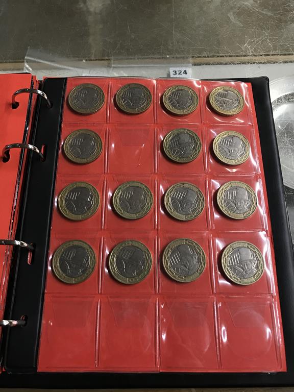 Two boxes of coins, to include eight Change Checker files of various coins, including collectors £ - Image 48 of 106