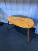 An Ercol 'Pebble' shaped table