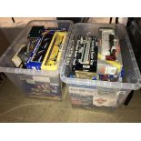 Two boxes of Die Cast toys